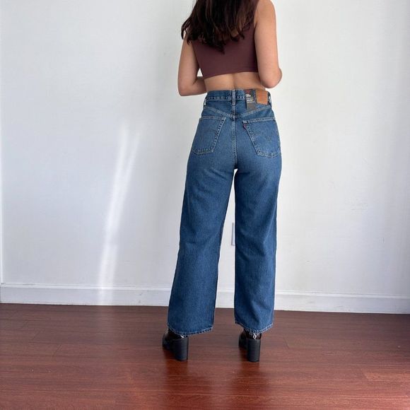 NWT Levi's high waist wide leg jeans - Picture 7 of 9
